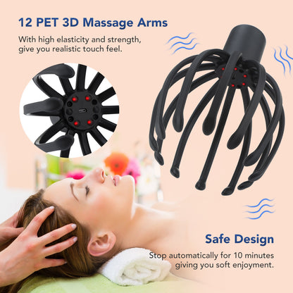 Octopus Electric Head Massage Tingler - FlawlessFinds